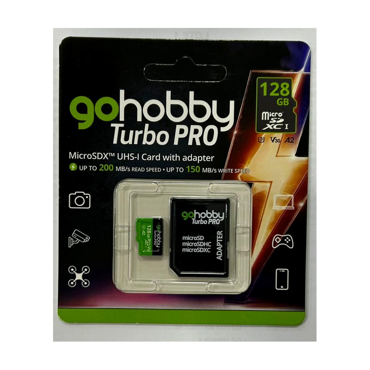 Cartão de Memória microSDXC GoHobby Turbo (UHS-I · com adaptador SD) - Imagem 2